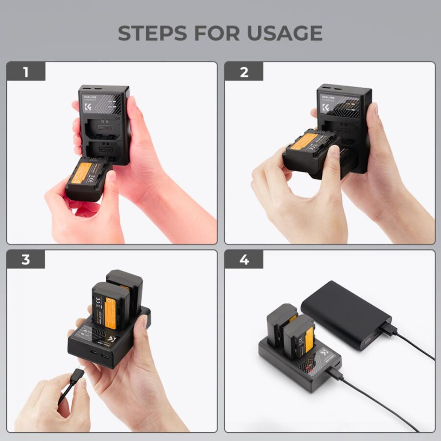 SONY NP FZ100 Battery Charger Set for Sony Alpha A7 III A7R III A9 a6600 a7R IV Alpha a9 II plus SONY NP FZ100 Battery Charger (2-Pack Micro USB Port 2280mAH)