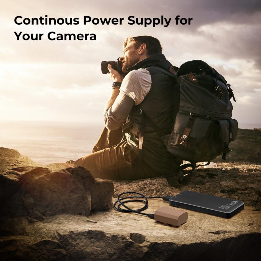 K&F CONCEPT SONY NP FZ100 Camera Battery 2280mAh with Type C Port for Sony A9 A7III A7RIII A7RIV A6600 ZV E1 FX3 FX30 Cameras (1 Battery)