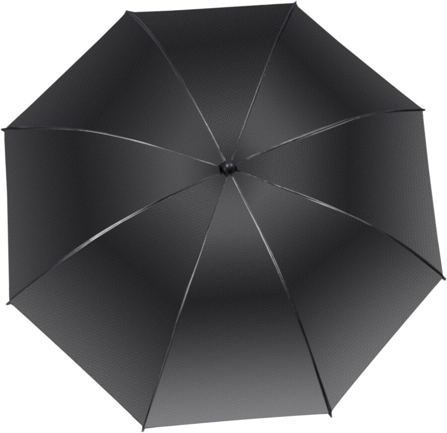Photography Studio Umbrella Black Photography Umbrella Silver Reflective Lighting Umbrella 100cm for Photography Studio Flash Light and Location Shoots