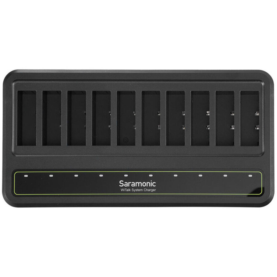 Saramonic WiTalk WT9S 9 Person Full Duplex Wireless Intercom System with Single Ear Remote Headsets
