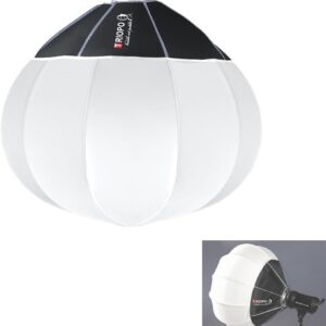 TRIOPO KQ85 33.4in/85cm Lantern Softbox Bowens Mount Softbox Soft Light Modifier for Aputure 300D Mark II 120D Godox SL-60W VL150 SL150WII FV150 AD200PRO AD300 AD400PRO AD600 VL300 VL200 UL150