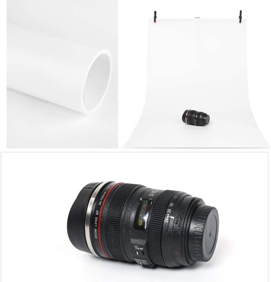 White PVC Backdrop Background 12 x 2m