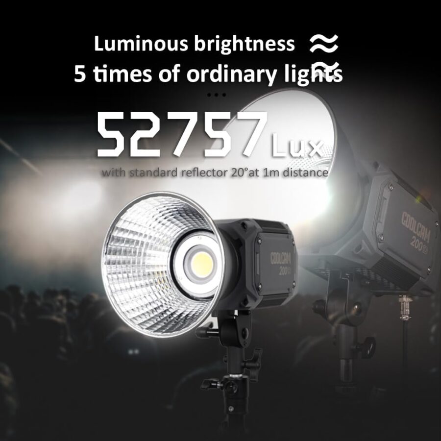 LS Coolcam 200D Bi-Colour LED Continuous Video Light