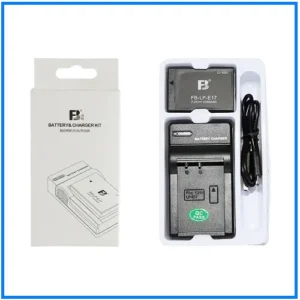 FB TECH FB-LP-E17 Battery & Charger Combo for Canon 800D/ 760D/ 77D/ M6/ M5 Cameras