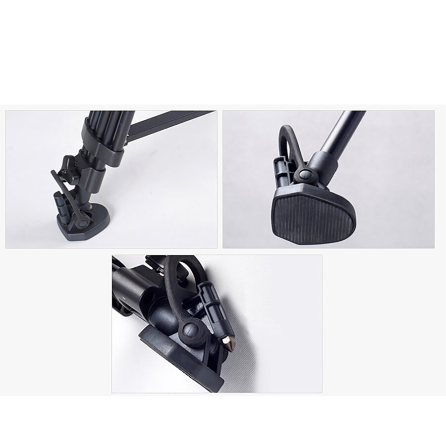 Kingjoy VT-3500 heavy-duty aluminum tripod with VT-3530 fluid head-3 section 78in 5.8kg