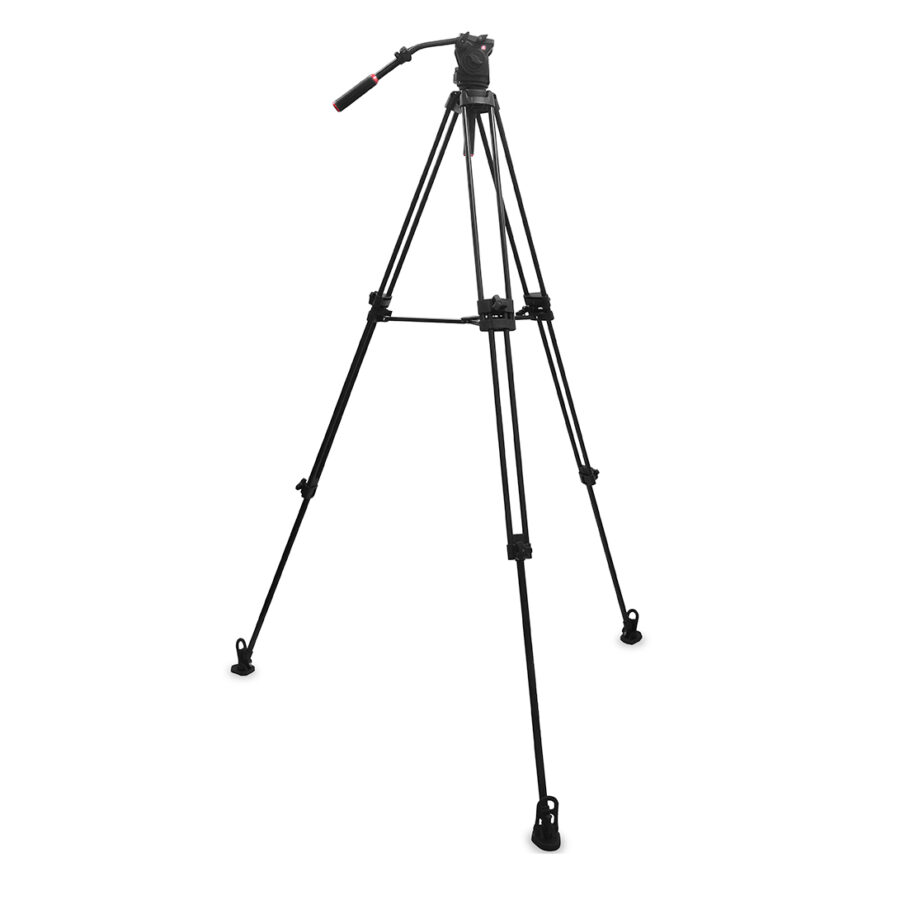 Kingjoy VT-3500 heavy-duty aluminum tripod with VT-3530 fluid head-3 section 78in 5.8kg