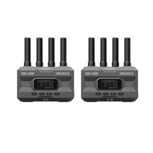 Accsoon CineView SE Wireless Video Transmitter Receiver HDMI SDI Dual-Band Transmission Range of 1200 ft/350m Latency 0.05s&1080P HD Video Support 4 Devices Compatible with CineView 2 SDI/HE/Quad
