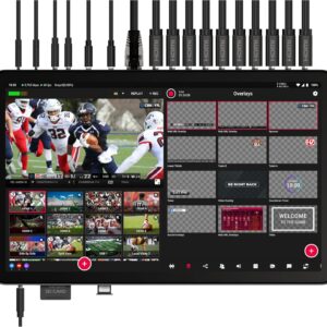 YoloLiv YoloBox Extreme All-in-One 4K Live Video Streaming Equipment with 8 HDMI Inputs Video Switcher Encoder Recorder Monitor for Facebook YouTube NDI RTMP SRT