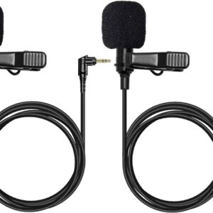 Hollyland Omnidirectional 2 Lavalier Microphone System Black