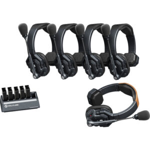 Hollyland Solidcom SE Global 5S – 5-Person Wireless Intercom Headset System (Single-Ear Noise-Cancelling 2.4GHz) | Kenya