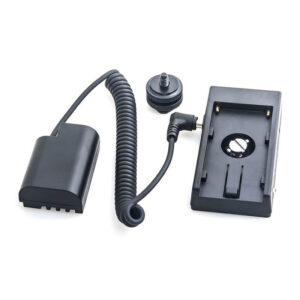 Panasonic Lumix DMW-DCC17 Dummy Battery – NP-F Powered Camera Battery Adapter with Over-Voltage Protection