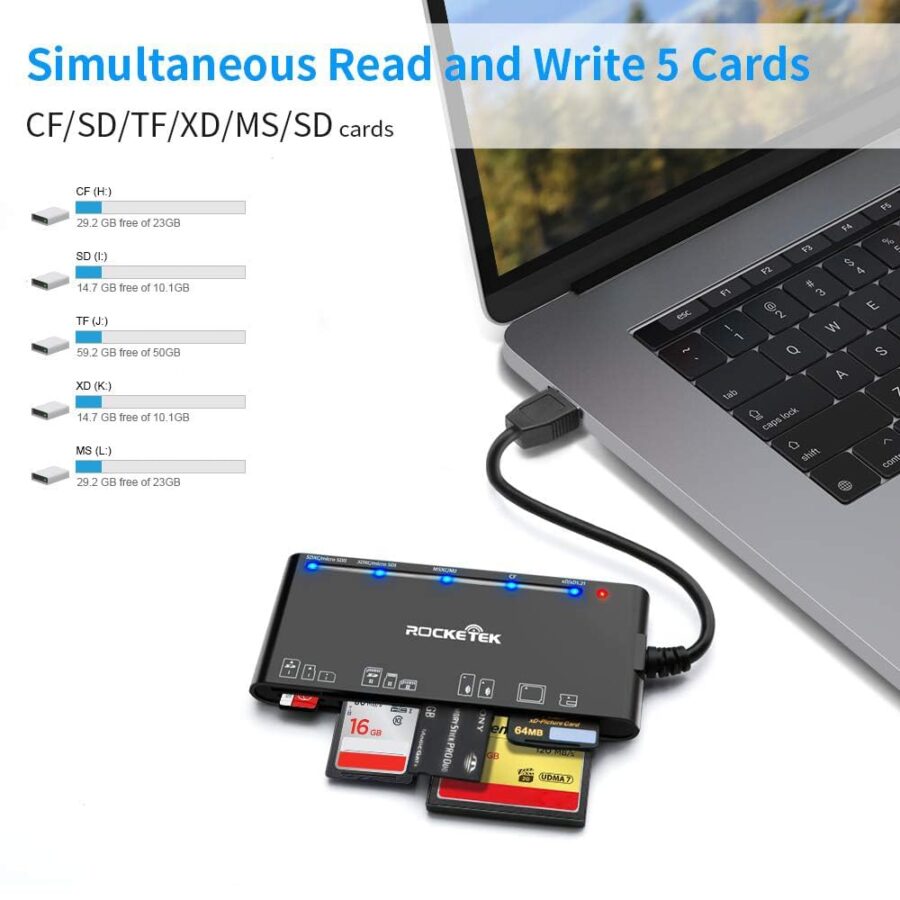 High-Speed Rocketek USB 3.0 Card Reader Nairobi