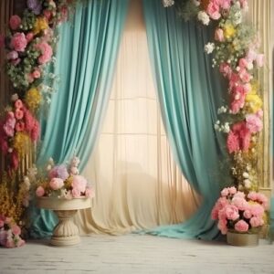 Painted Flowers Photo Backdrop in Nairobi