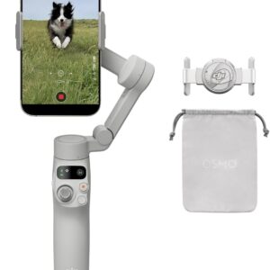 DJI Osmo Mobile 7 Gimbal Stabilizer for iPhone & Android – 3-Axis, ActiveTrack 7.0, Built-in Tripod, 10-Hour Battery
