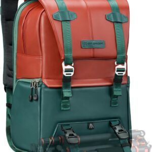 K&F Concept Urban Wander 20L Camera Backpack Green/Red