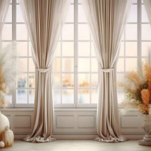 White Curtain Wedding Backdrop in Nairobi