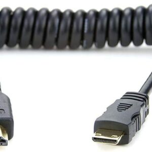 Coiled Mini HDMI to Full HDMI Cable Nairobi