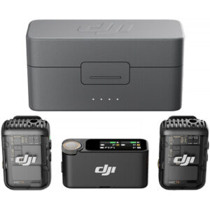 DJI Mic 2 2-Person Compact Digital Wireless Microphone System Open Box