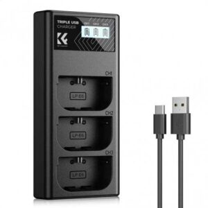 K&F LP-E6 3 slot charger price in Kenya