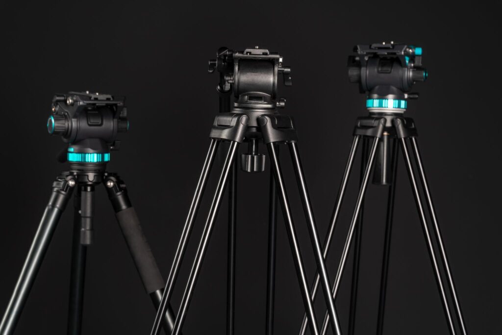 Professional video tripod with fluid head for filmmaking in Kenya