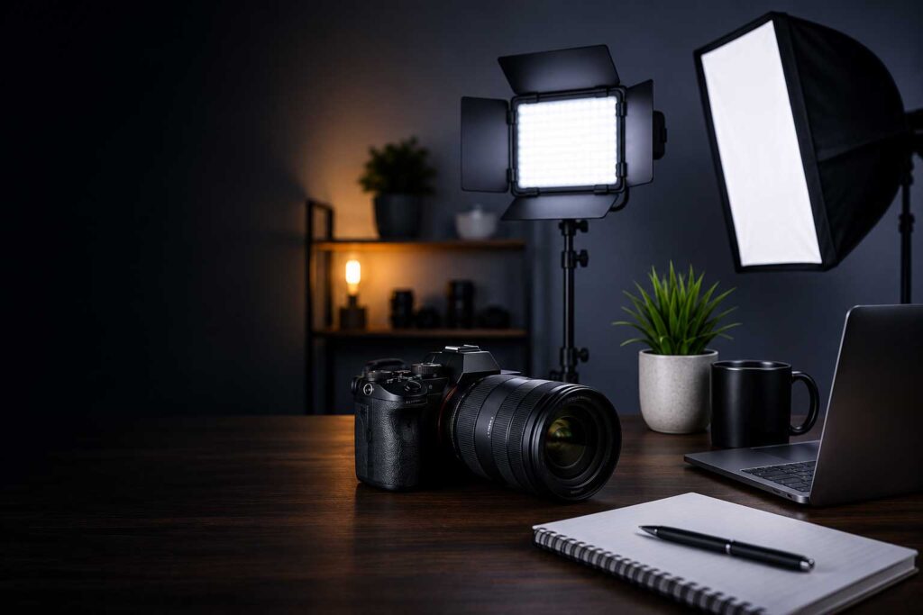 Camera or lighting first for content creators Kenya