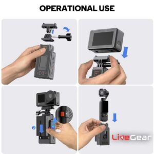 LiveGear WL087Pro II 500m Wireless Video Transmitter for DJI Pocket 3/4 & Action Cameras